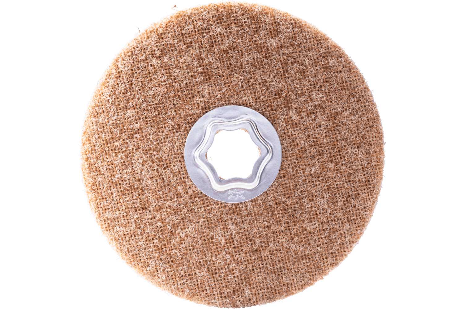 COMBICLICK® Surface Conditioning Disc Hard, 5" Dia, 100 G Grit, coarse, yellow-brown