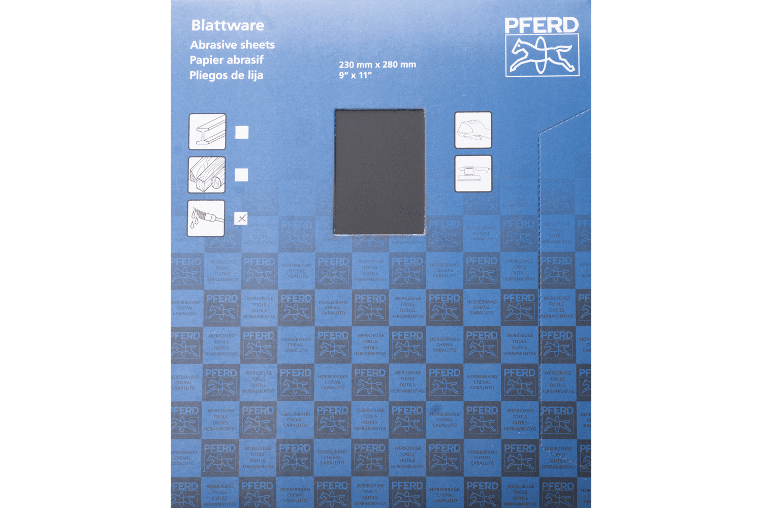 ECO W Paper Backed Abrasive Sheet, 3/4" Width, 800 Grit