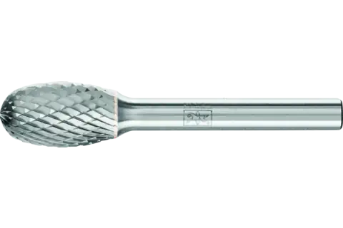 PFERD Carbide Bur SE-5 Oval Shape Diamond Cut 1/2" x 7/8" x 1/4" Shank