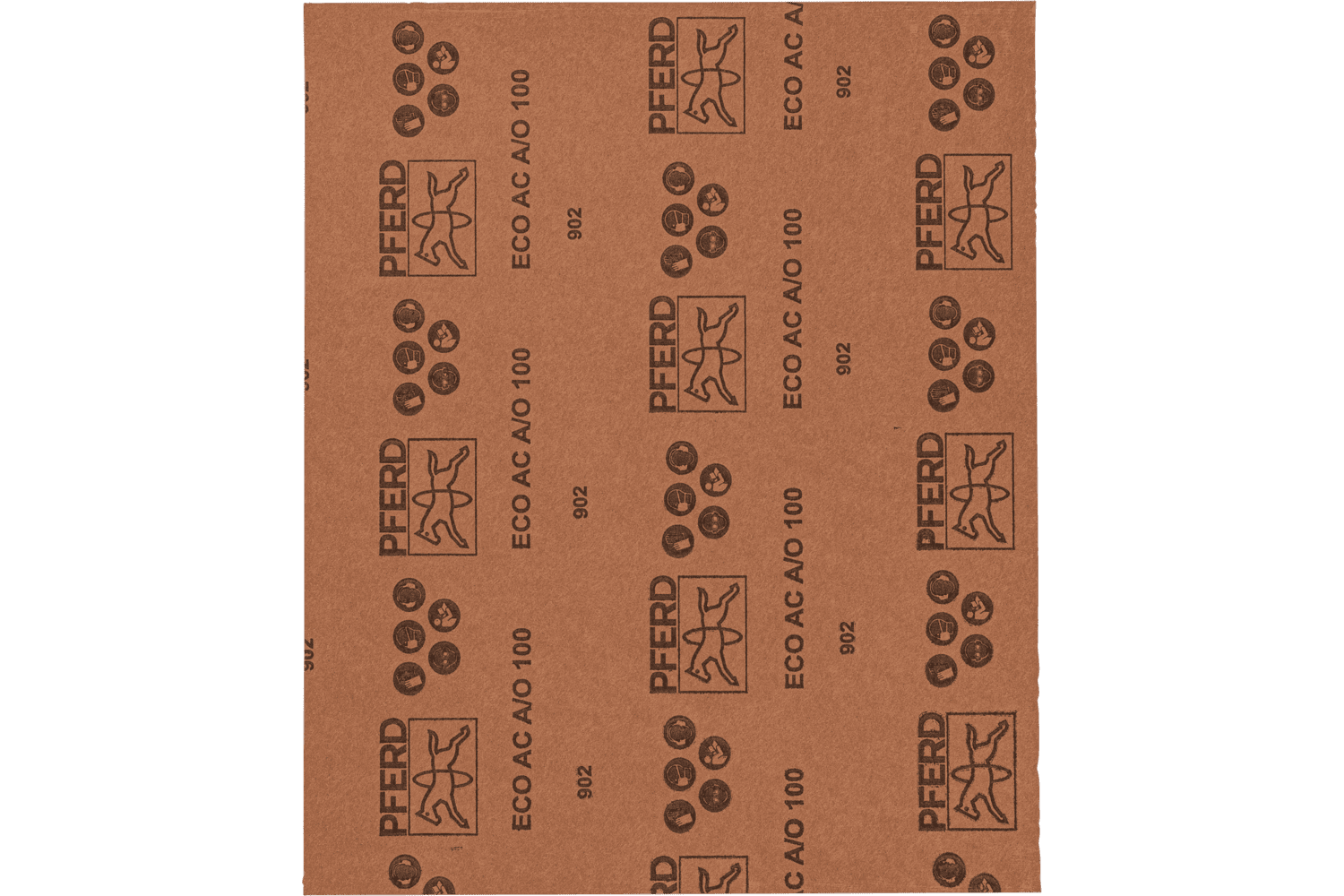 ECO AC Paper Backed Abrasive Sheet, 9" Width, 100 Grit
