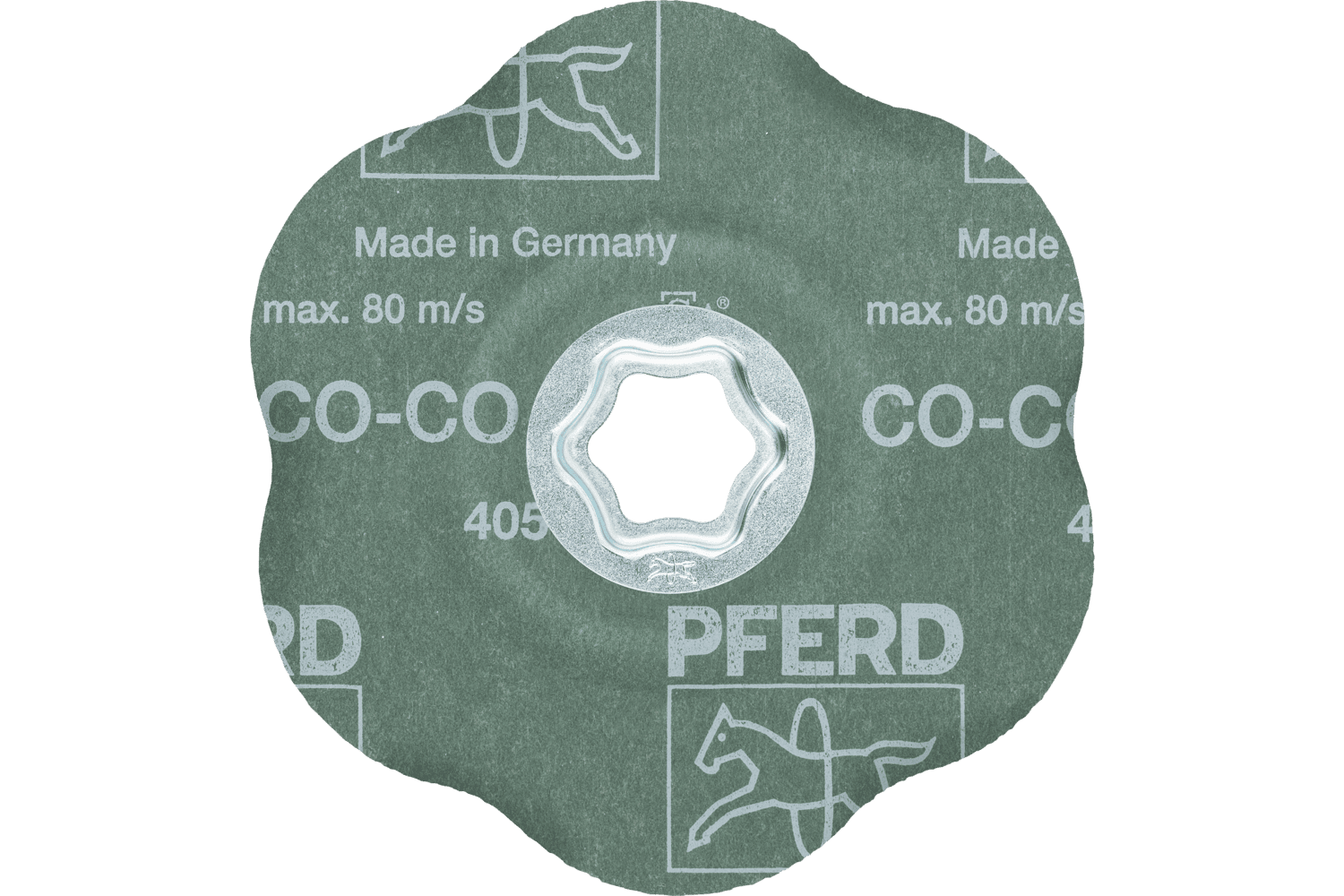 COMBICLICK® CONTOUR Fiber Disc, 5" Dia, 60 CONTOUR Grit