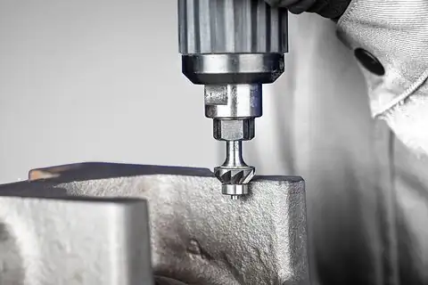 High-performance tungsten carbide burs, EDGE cut, Cone counterbore EDGE 45°