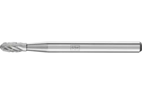 PFERD Carbide Bur SE-41 Oval Shape Double Cut 1/8" x 7/32" x 1/8" Shank