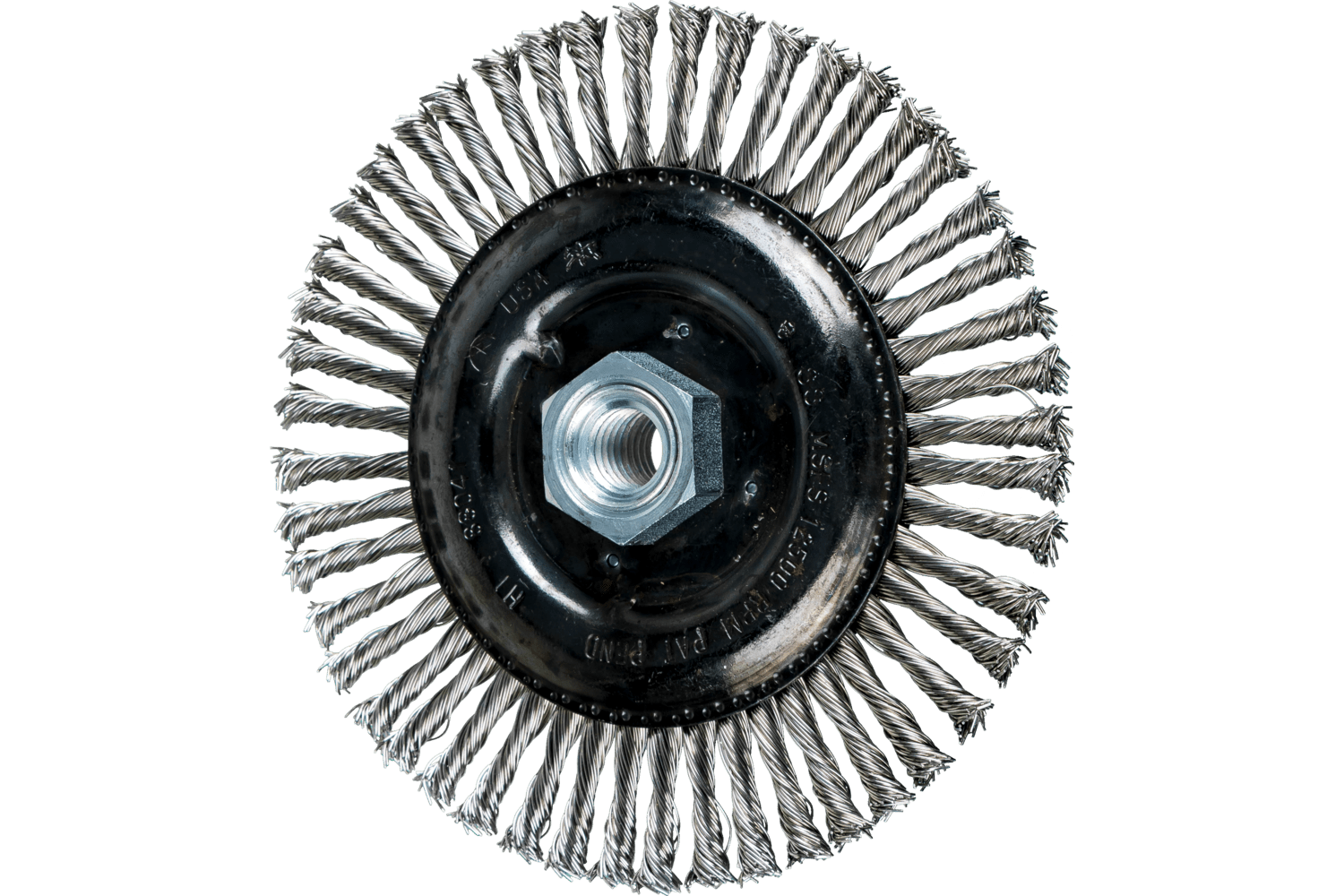 TWIN NUT Stringer Bead Wheel Brush