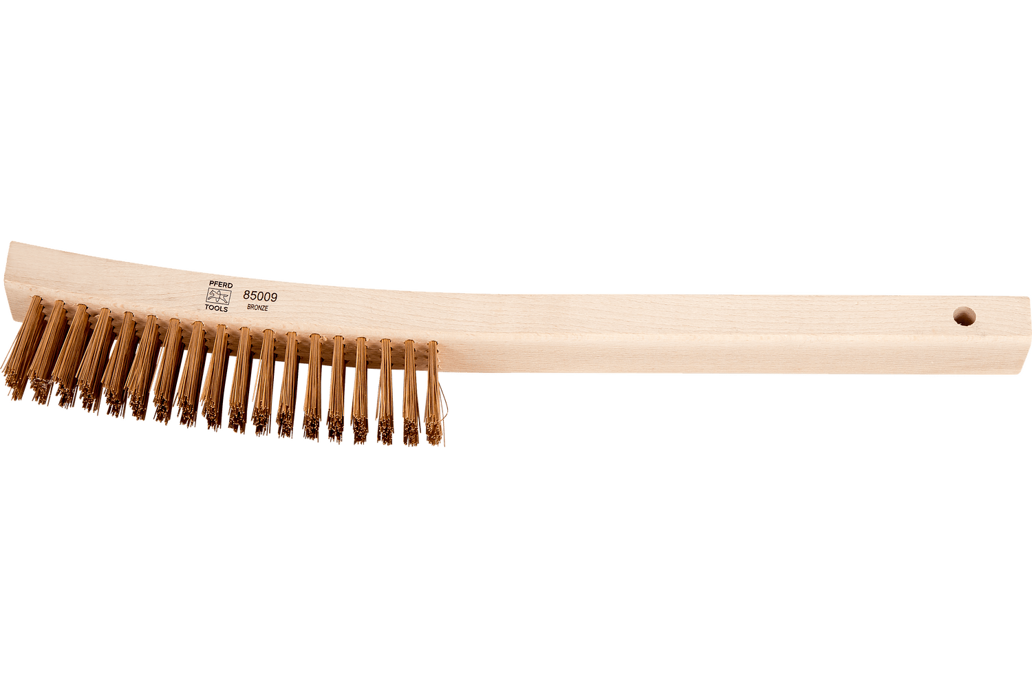 Curved Handle Scratch Brush, 4 Rows