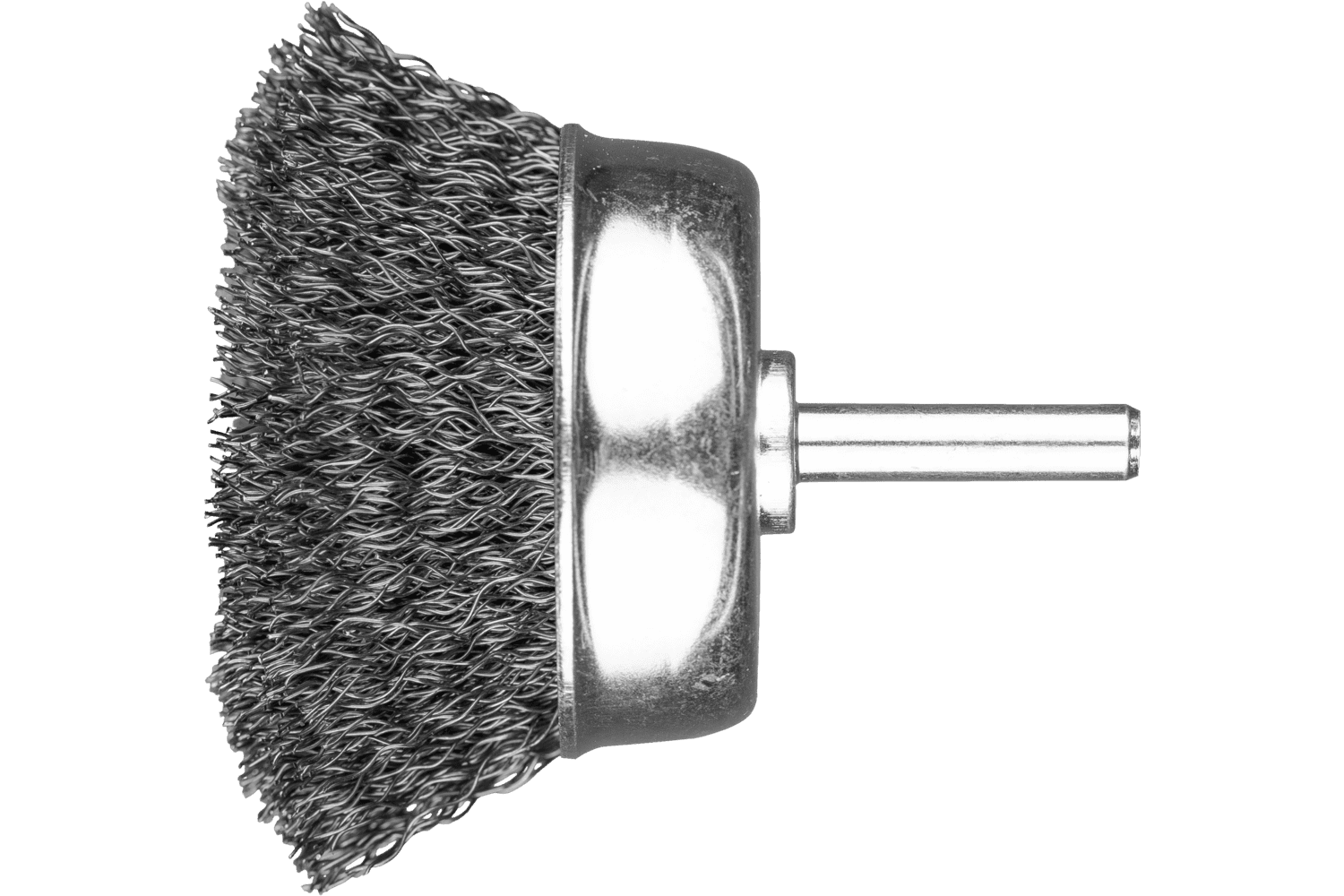 Mounted Crimped Cup Brush