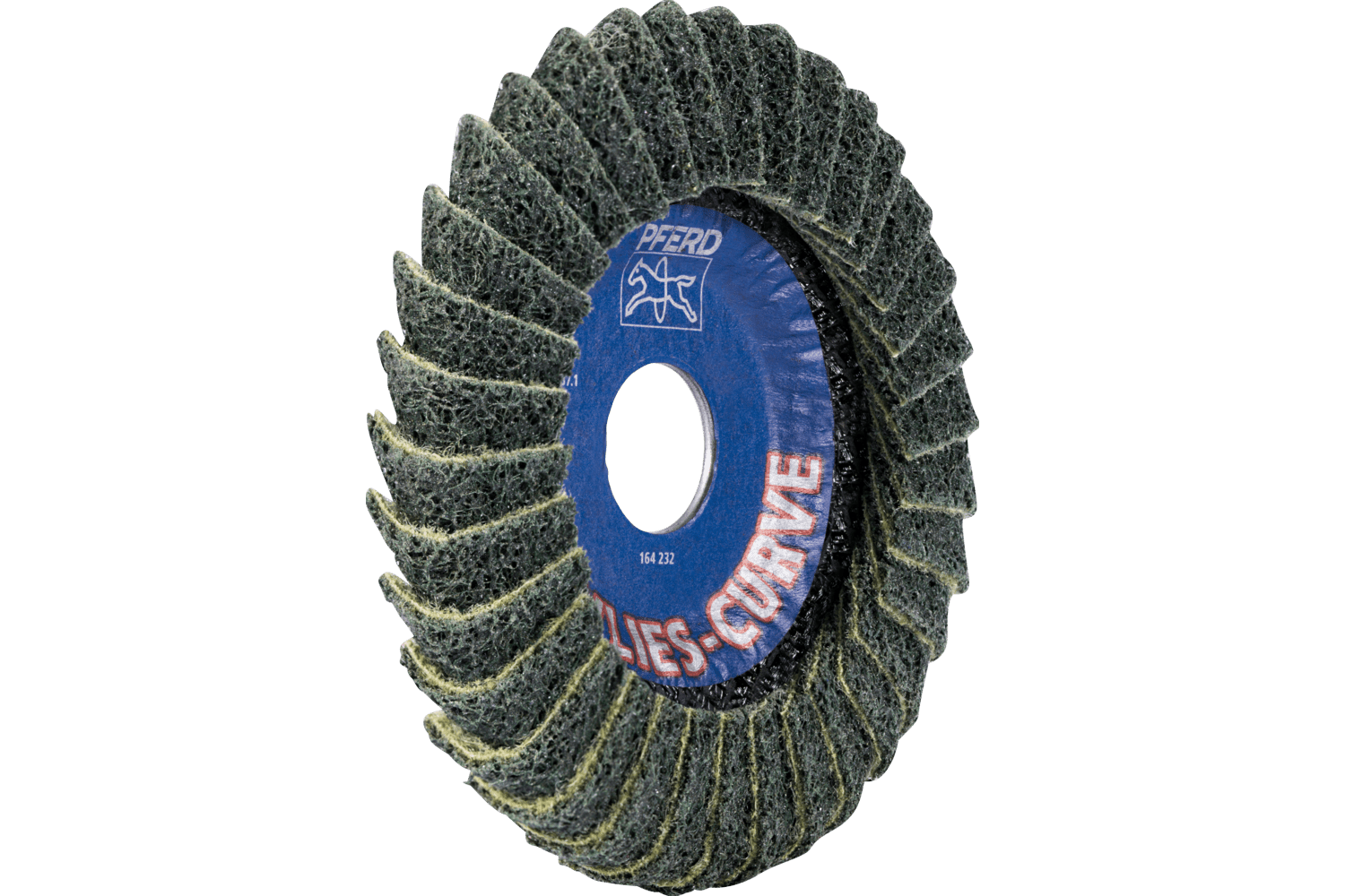 Flap Disc, 4 1/2" Dia, 240 Grit, fine