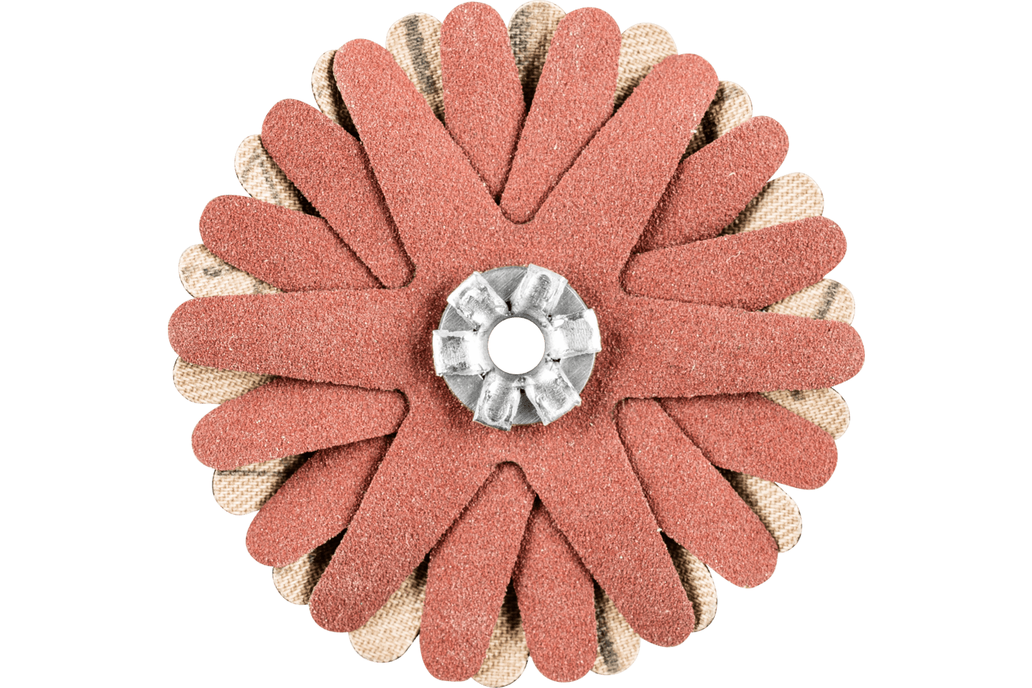 POLISTAR-TUBE Abrasive Star, 2" Dia, 320 Grit