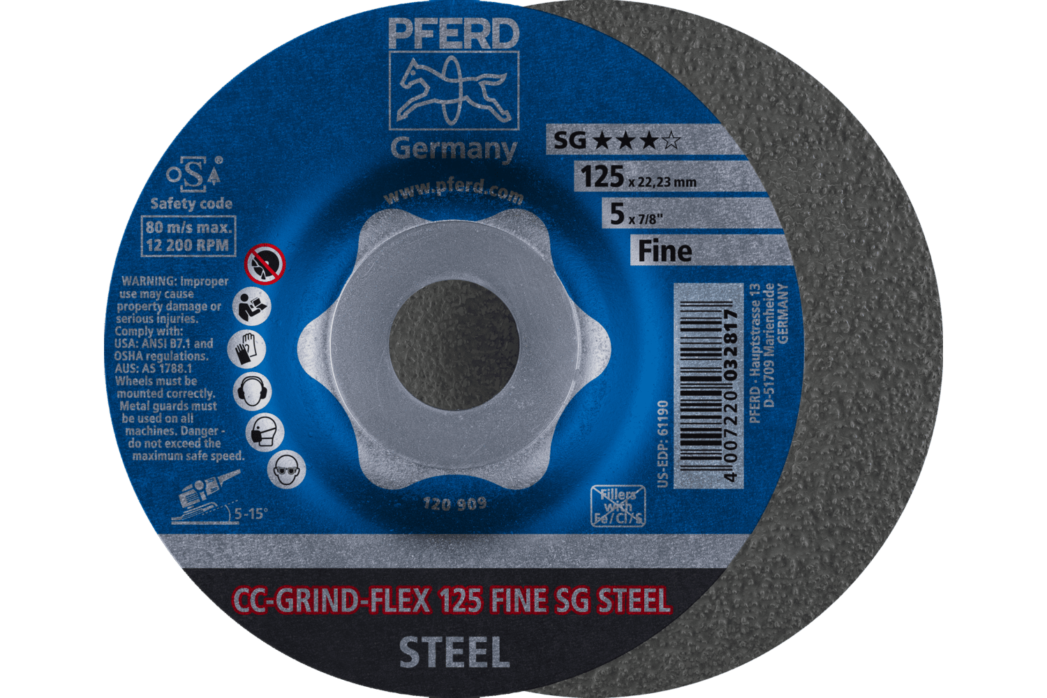 Grinding disc, CC-GRIND®-FLEX, FINE Grit, 64187125