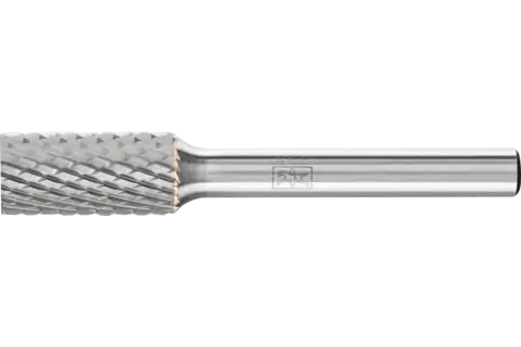 PFERD Carbide Bur SA-3 Cylindrical Uncut End Diamond Cut 3/8" x 3/4" x 1/4" Shank