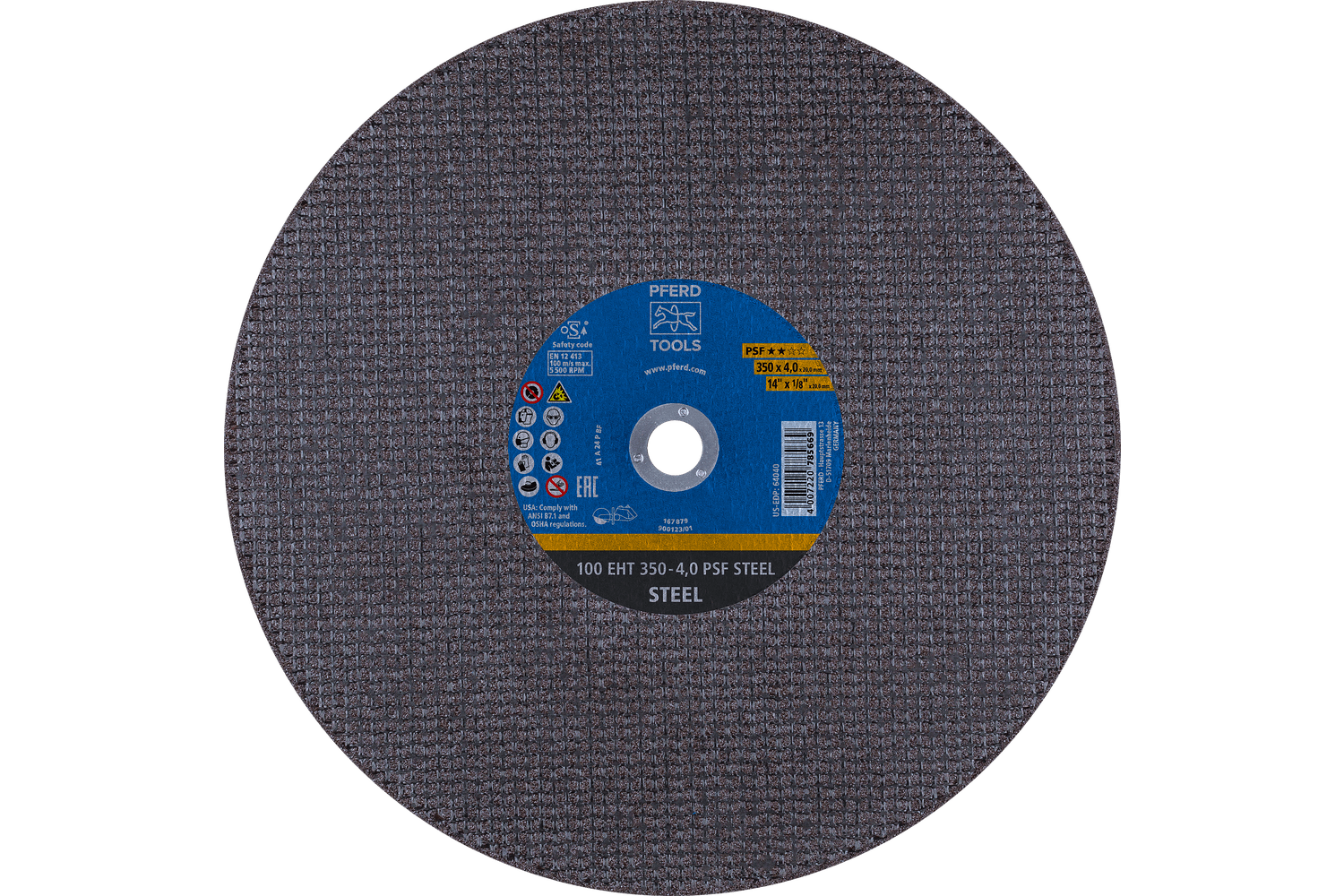 Portable Cut-Off Wheel, PSF CHOP STEEL