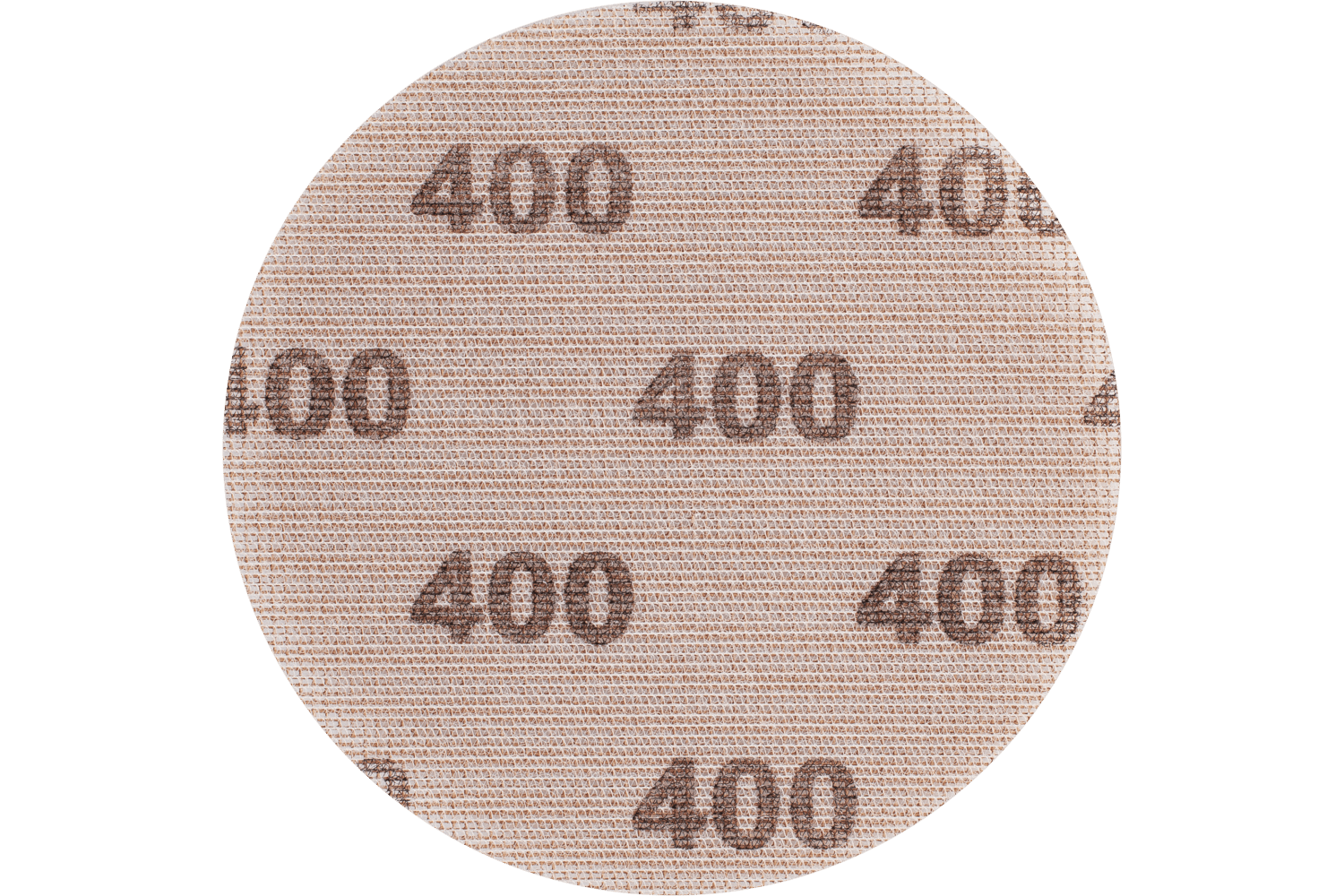 Velcro-Backed Abrasive Disc NET Type, 6" Dia, 400 Grit
