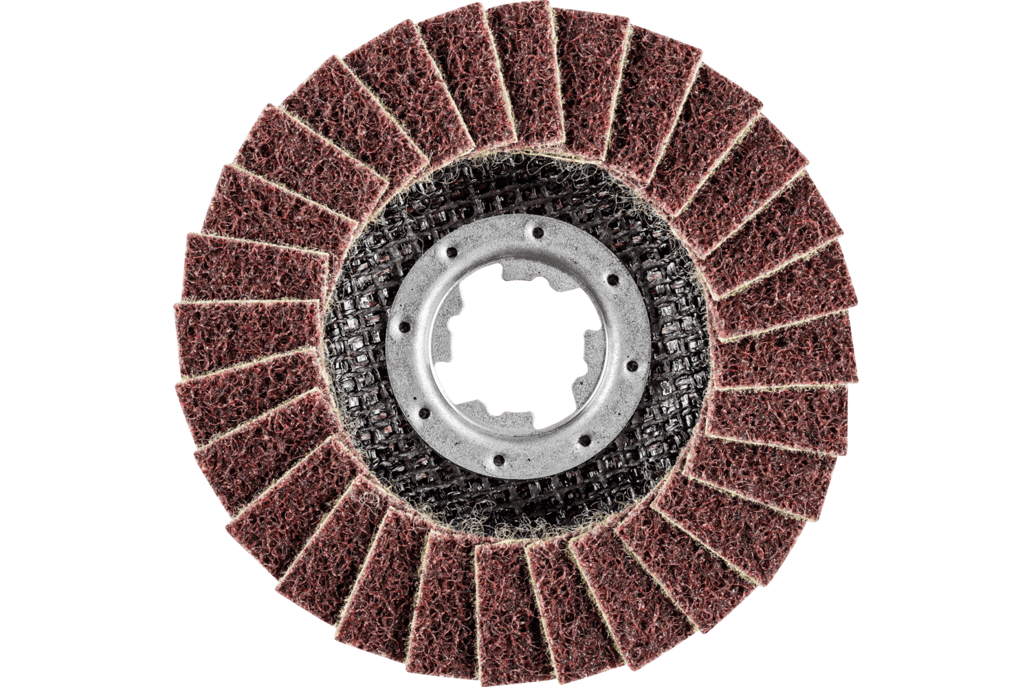 POLIVLIES® flap discs, 4 1/2 x 3/4", 180 M Grit, medium, red-brown, 44694202