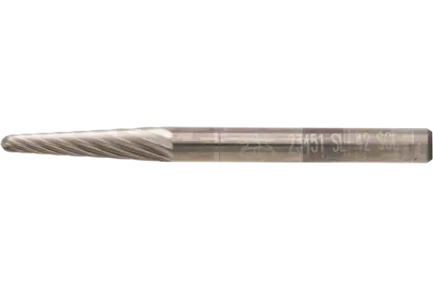 PFERD Carbide Bur SL-42 14° Taper Single Cut 1/8" x 1/2" x 1/8" Shank