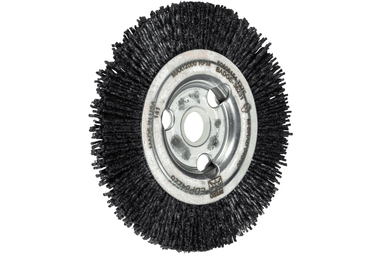 M-BRAD® Wheel Brush, 4 Inch / Ceramic oxide grain (CO), 79184225