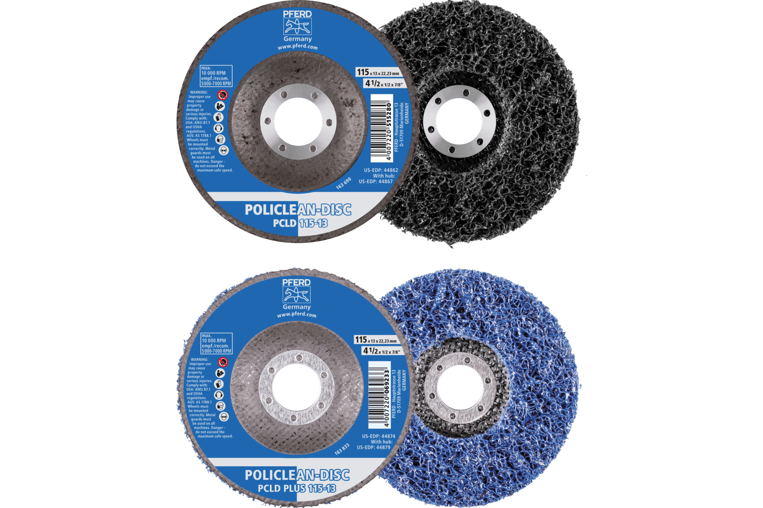 POLICLEAN® PLUS Disc, 5 x 1/2", PCLD PLUS