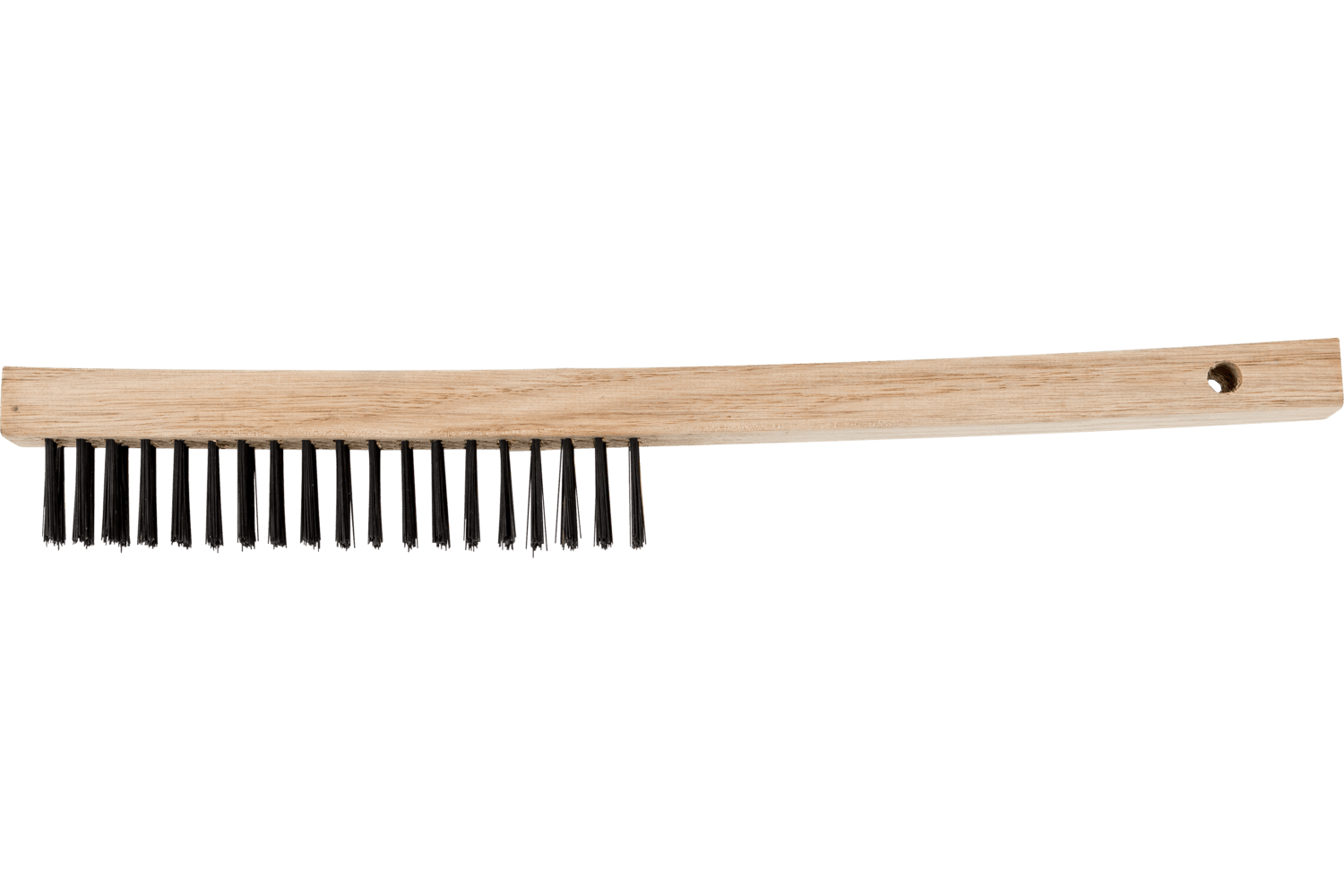Curved Handle Scratch Brush - Economy, Steel wire (ST)