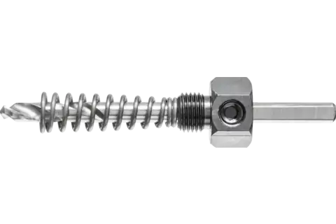 PFERD Hole Saw Arbor 1/4" Round Shank - 1/2-20 UNF Thread