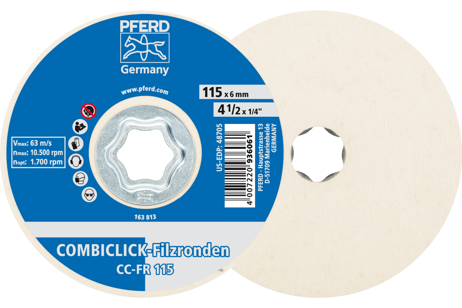 COMBICLICK® Felt Disc