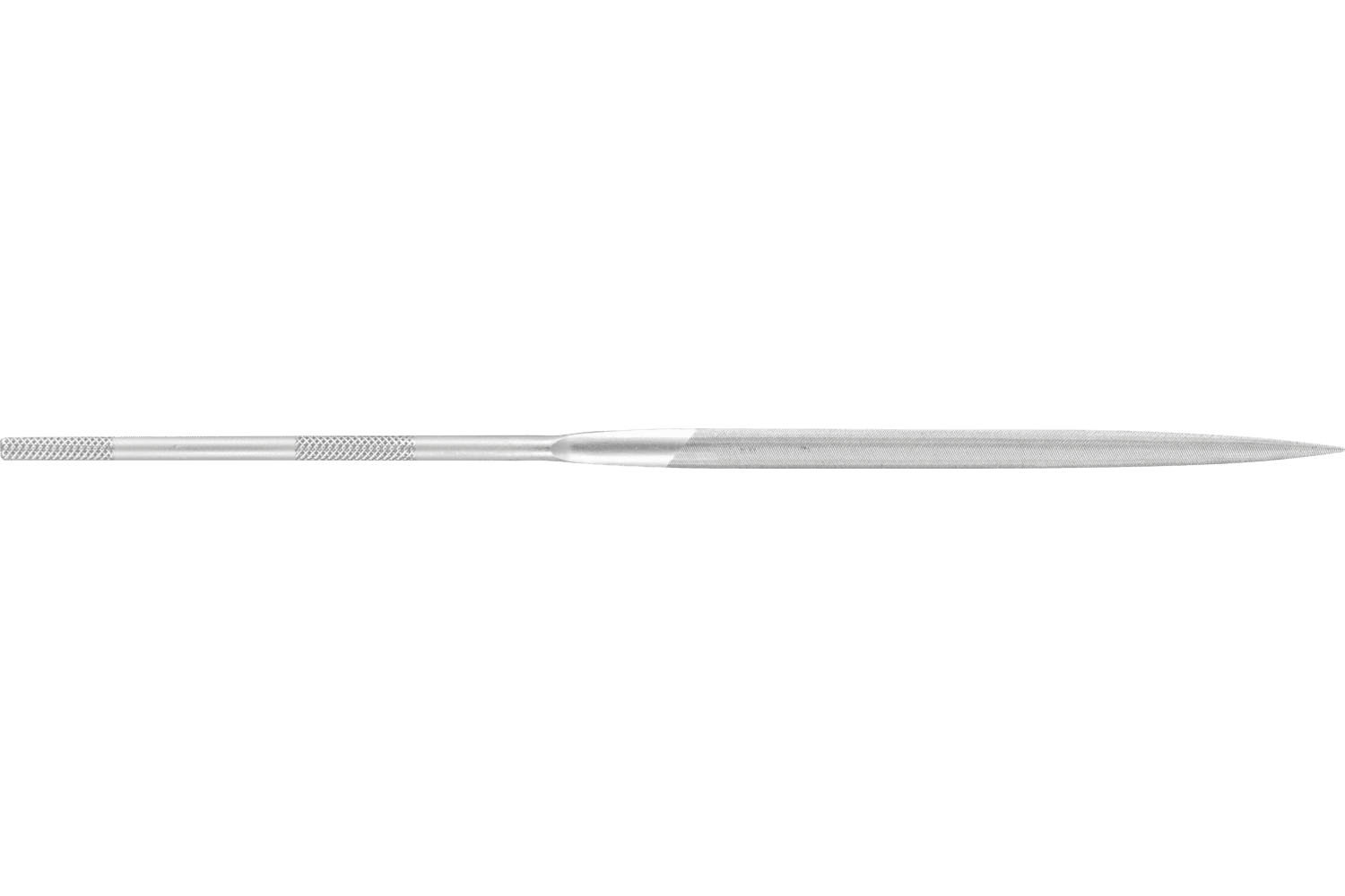 Needle files crossing oval