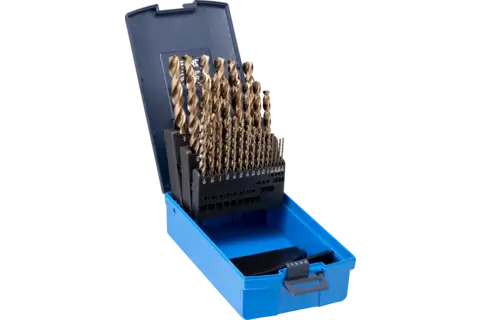 PFERD HSS Twist Drill Set 1/16 - 1/2" M35 (Co5) INOX 29 pc