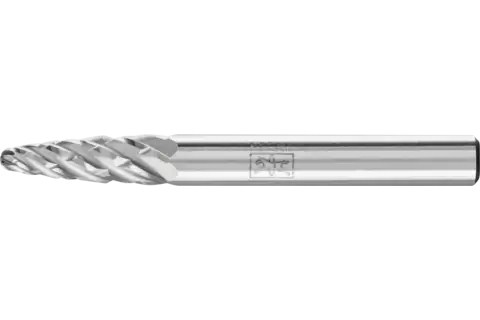 PFERD Carbide Bur SF-1 Tree Shape STEEL Cut 1/4" x 5/8" x 1/4" Shank