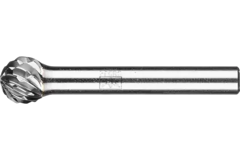 PFERD Carbide Bur SD-3 Ball Shape OMNI Double Cut 3/8" x 5/16" x 1/4" Shank