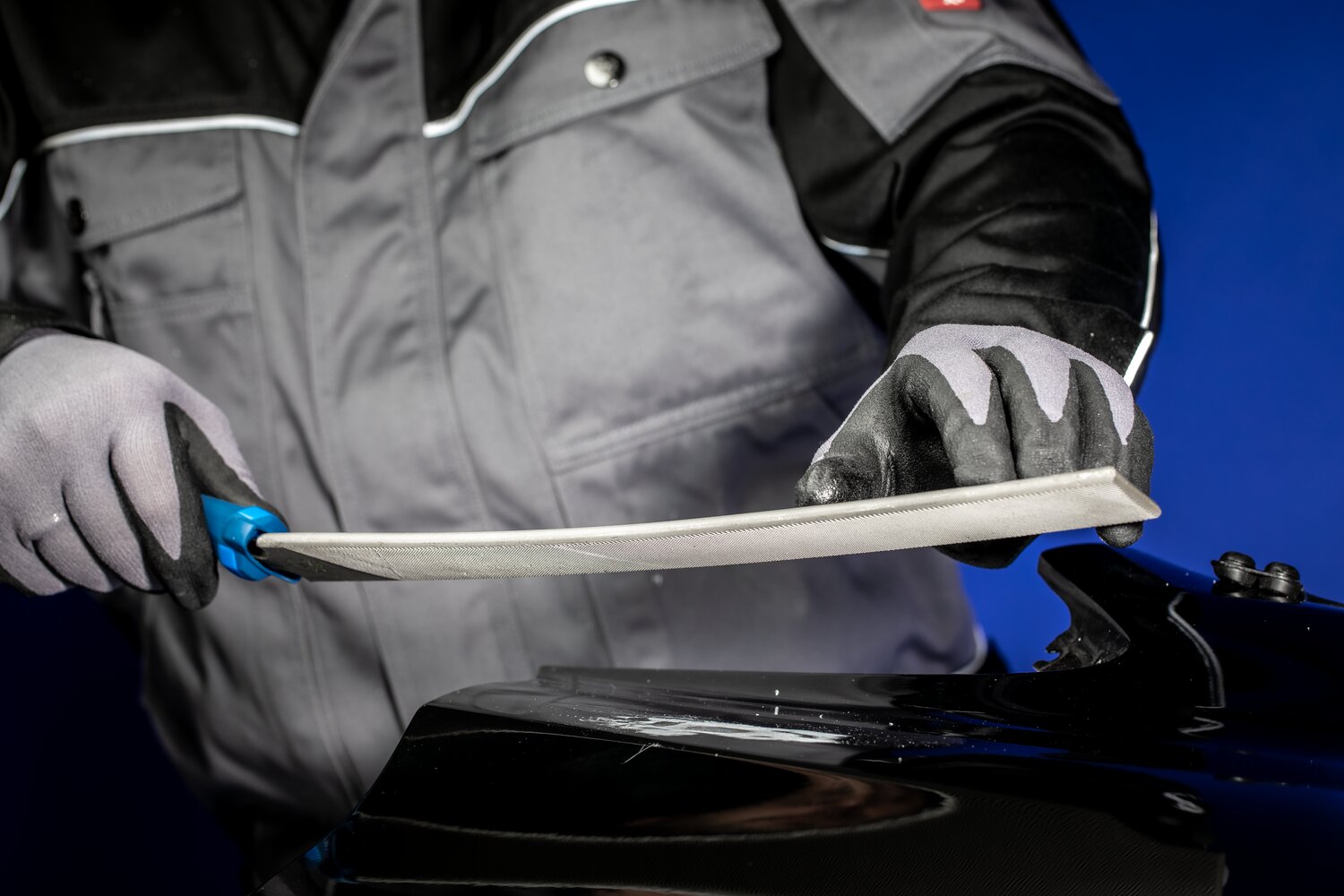 Car body files tanged hand