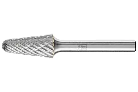 PFERD Carbide Bur SL-4 14° Taper OMNI Double Cut 1/2" x 9/8" x 1/4" Shank