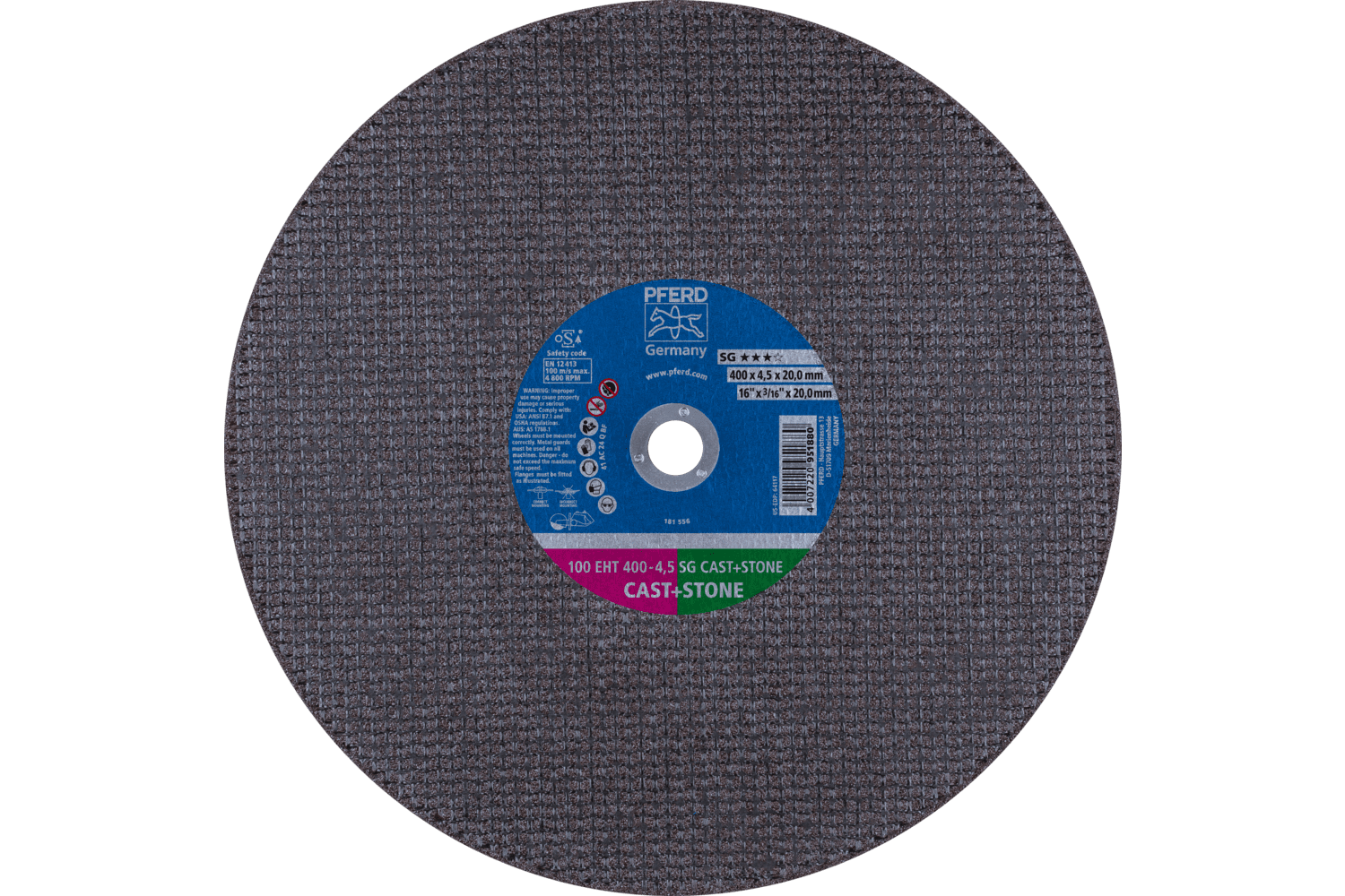 Portable Cut-Off Wheel, SG CAST+STONE