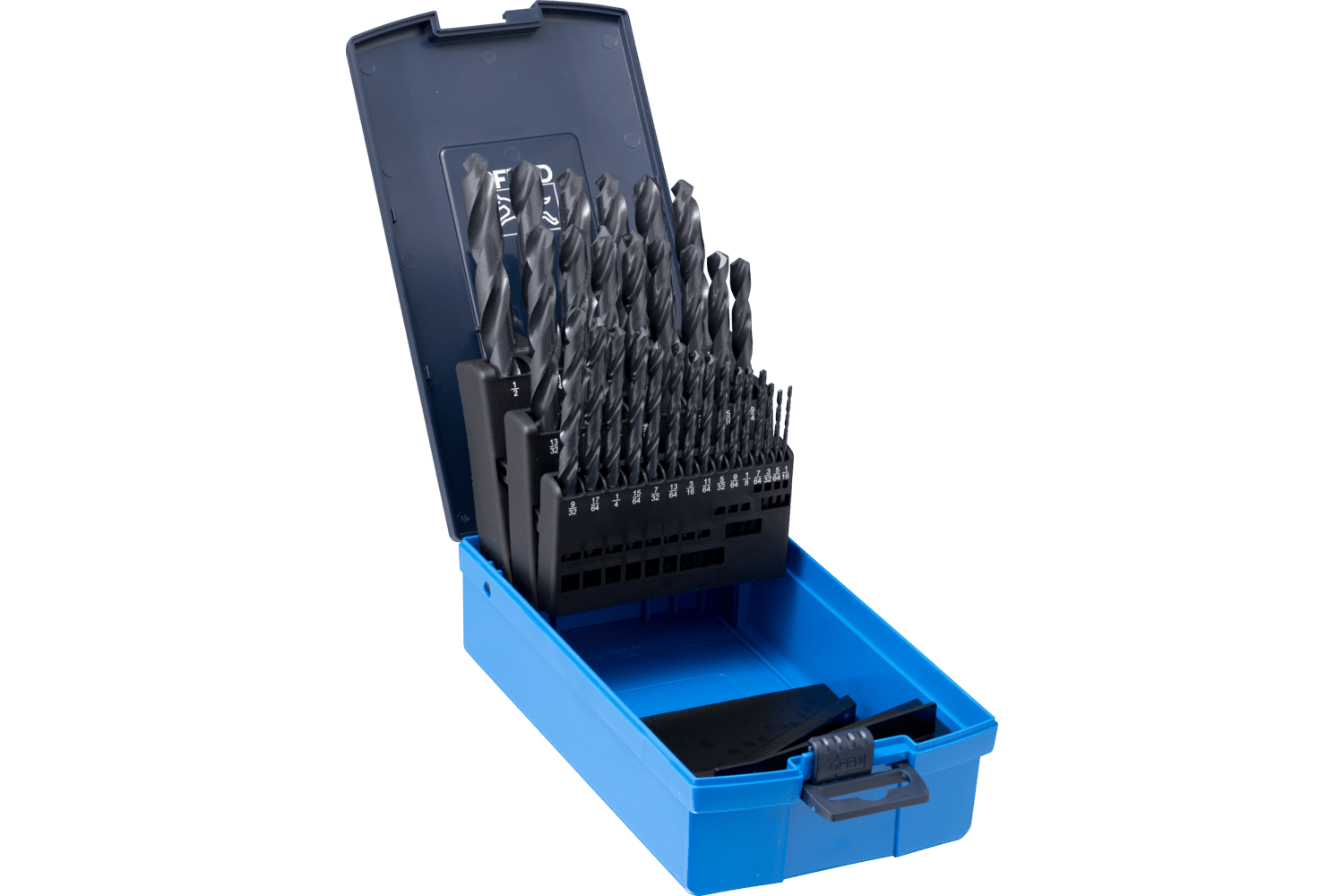 HSS Twist Drill Set 1/16 - 1/2" M2 STEEL 29 pc