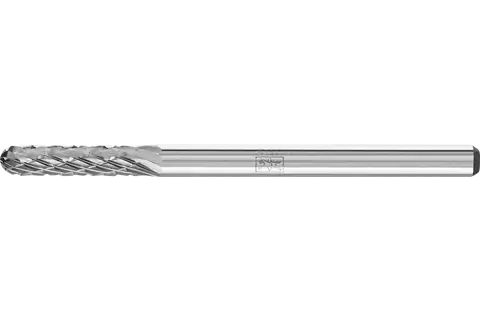 PFERD Carbide Bur SC-42 Cylindrical Radius End Double Cut 1/8" x 1/2" x 1/8" Shank