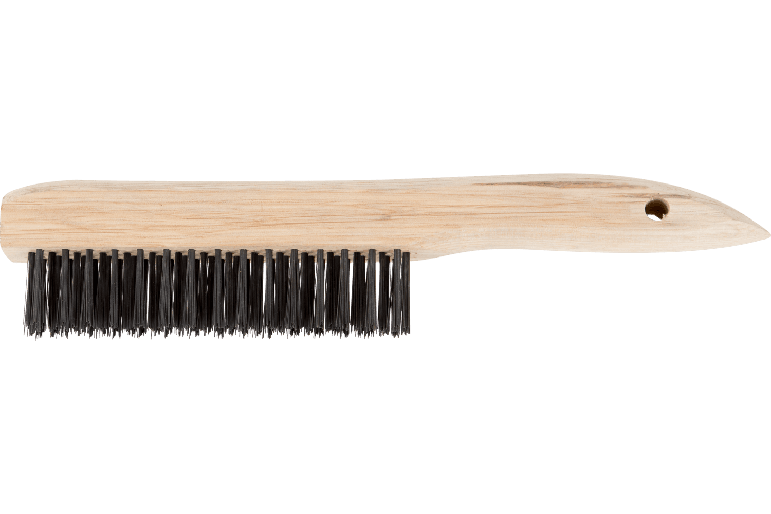Shoe Handle Scratch Brush 4x16 Rows, Steel wire (ST)