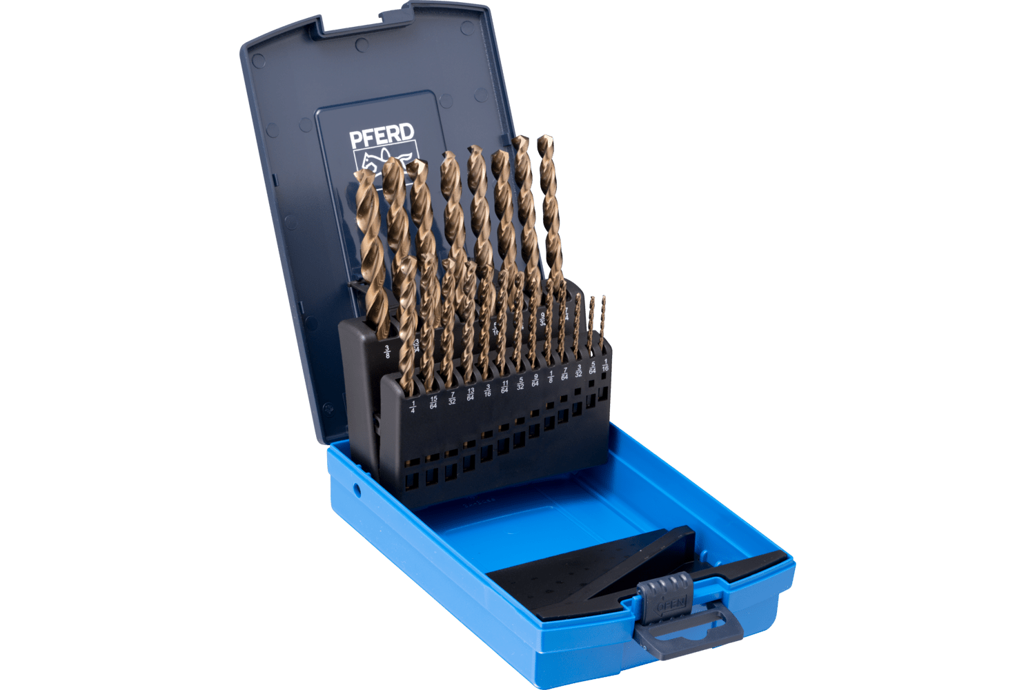HSS Twist Drill Set 1/16 - 3/8" M35 (Co5) INOX