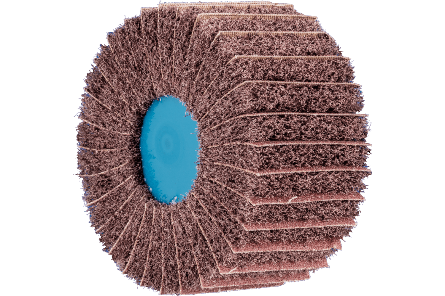 POLINOX® unmounted flap wheels, interleaved construction