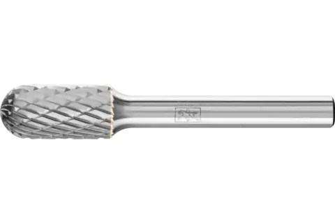 PFERD Carbide Bur SC-3 Cylindrical Radius End Double Cut 3/8" x 3/4" x 1/4" Shank
