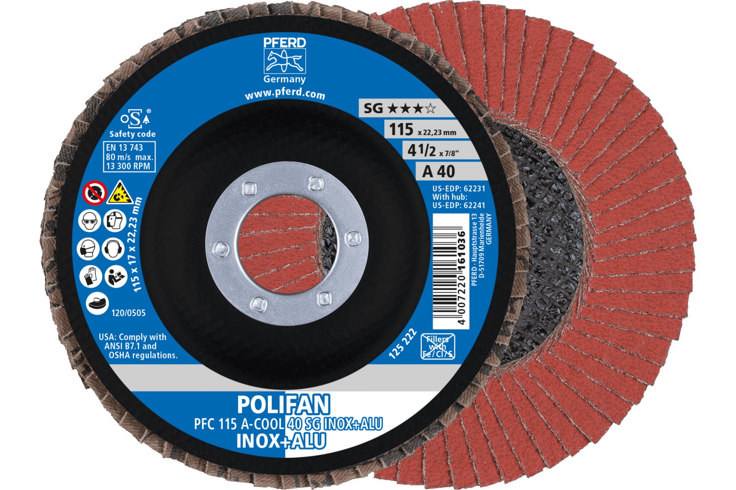 Flap Disc, A-COOL SG INOX+ALU