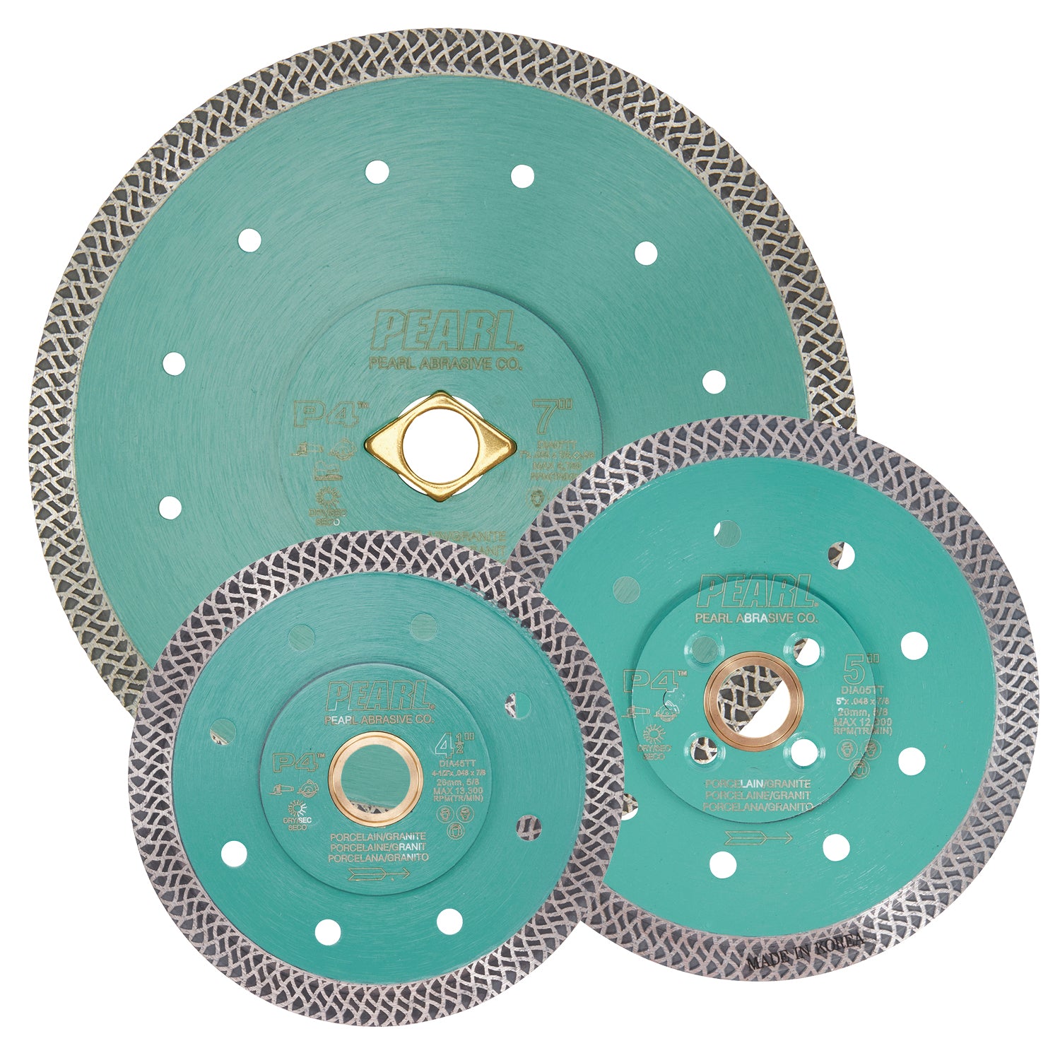 PEARL | Mesh Diamond Blade | Porcelain/Granite & Tile/Stone | P4