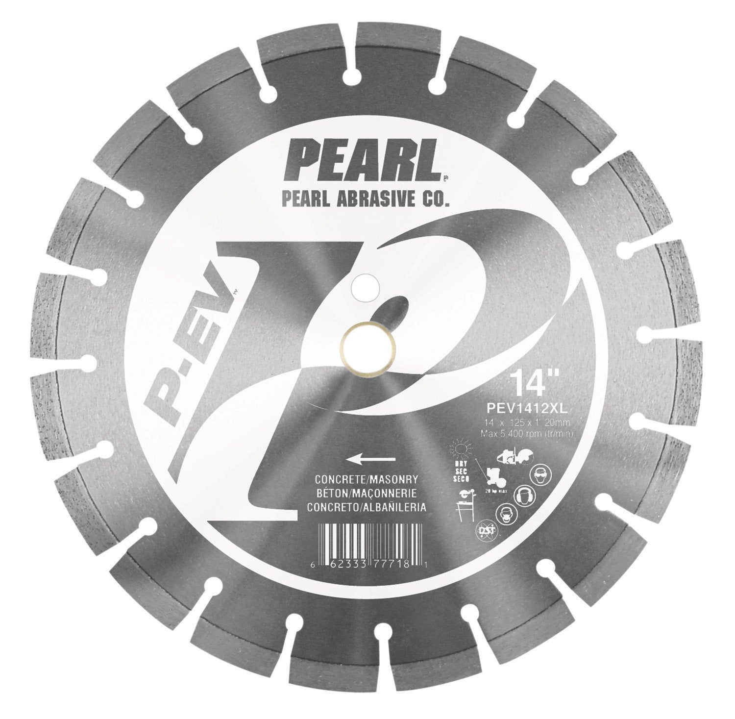 PEARL | Segmented Diamond Blade | Concrete and Masonry | P-EV