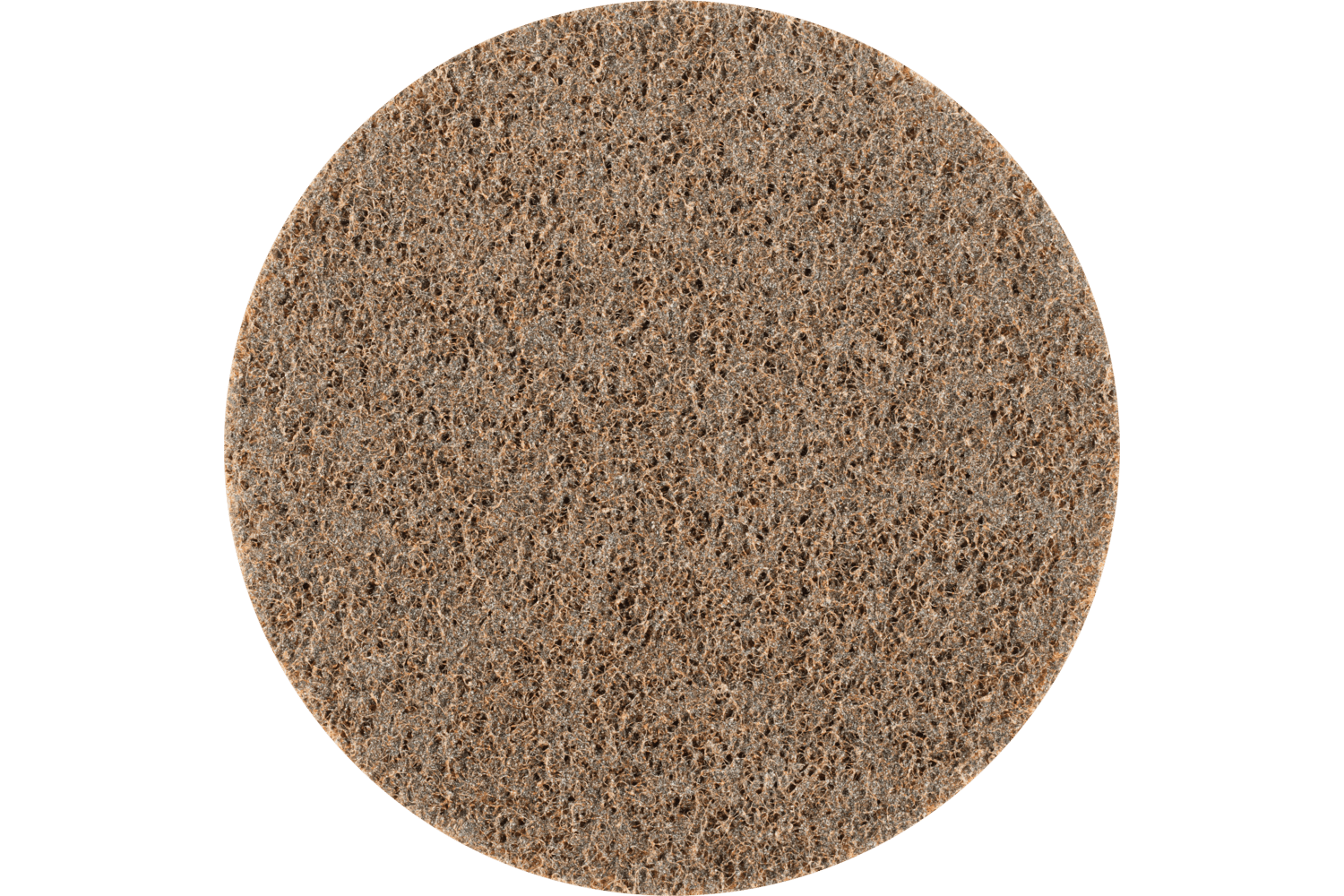 POLIVLIES® Hook & Loop Disc, 7" Dia, 100 G Grit, coarse, yellow-brown