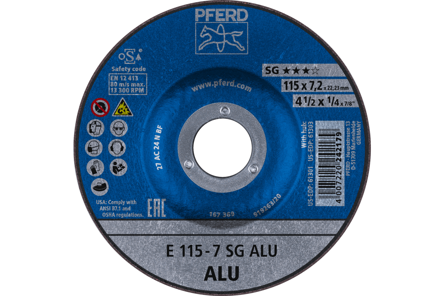Grinding Wheel, SG ALU