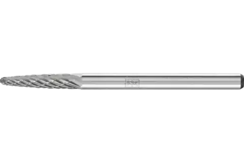 PFERD Carbide Bur SF-42 Tree Shape Double Cut 1/8" x 1/2" x 1/8" Shank