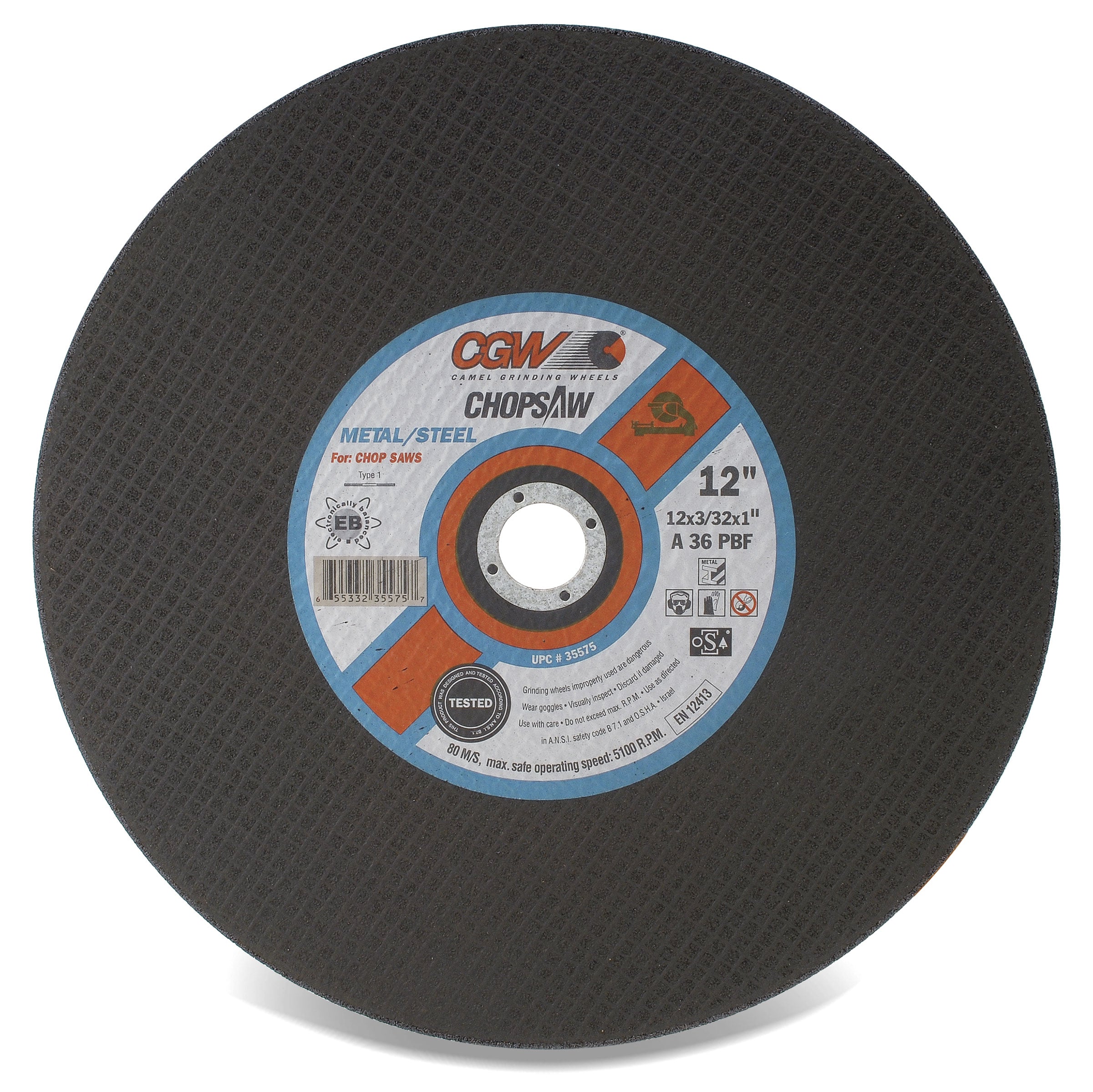 CGW | Cut-Off | Chop-Saw | Aluminum Oxide | Type 1