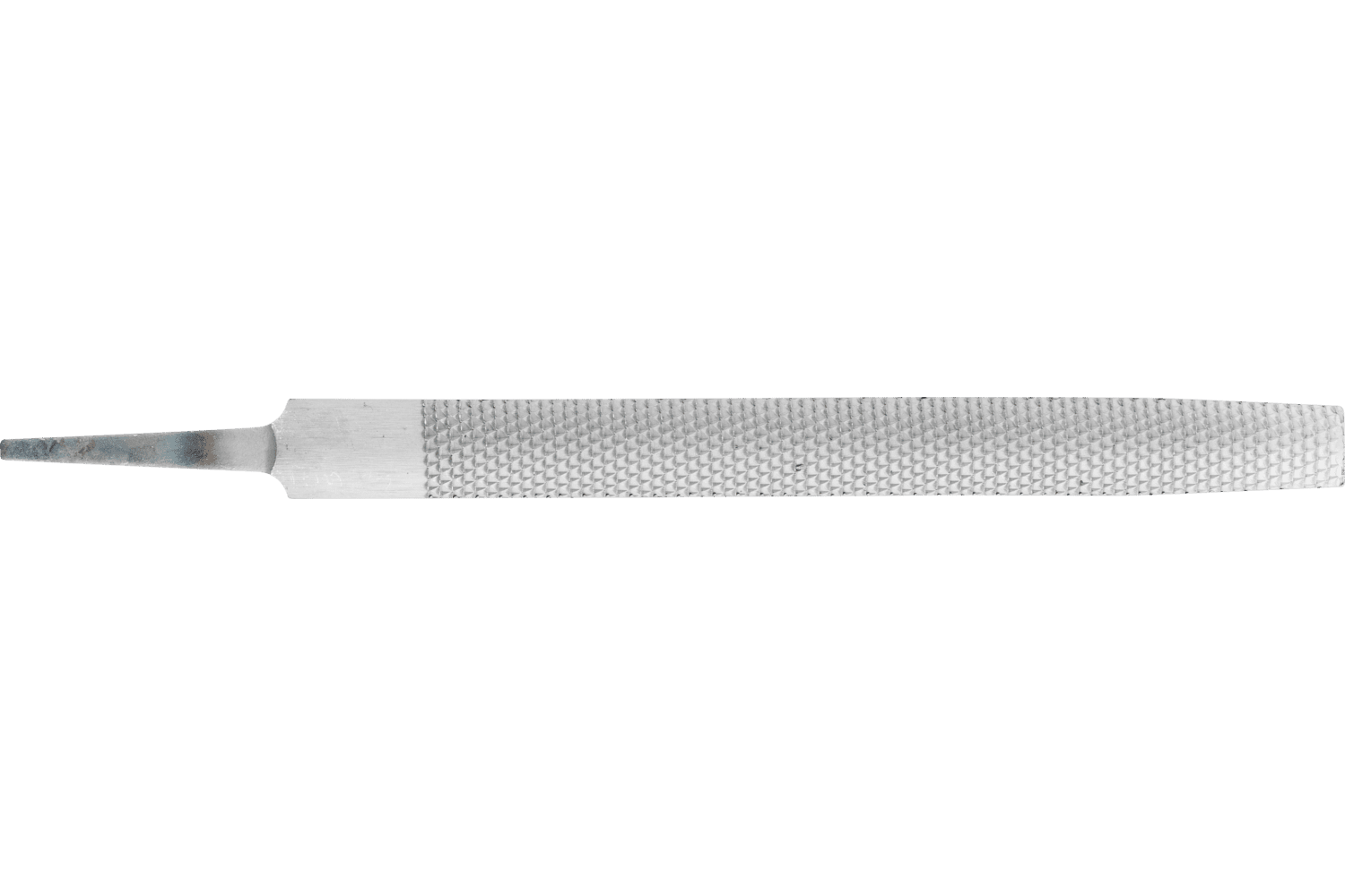 Wood rasp tanged half-round pointed