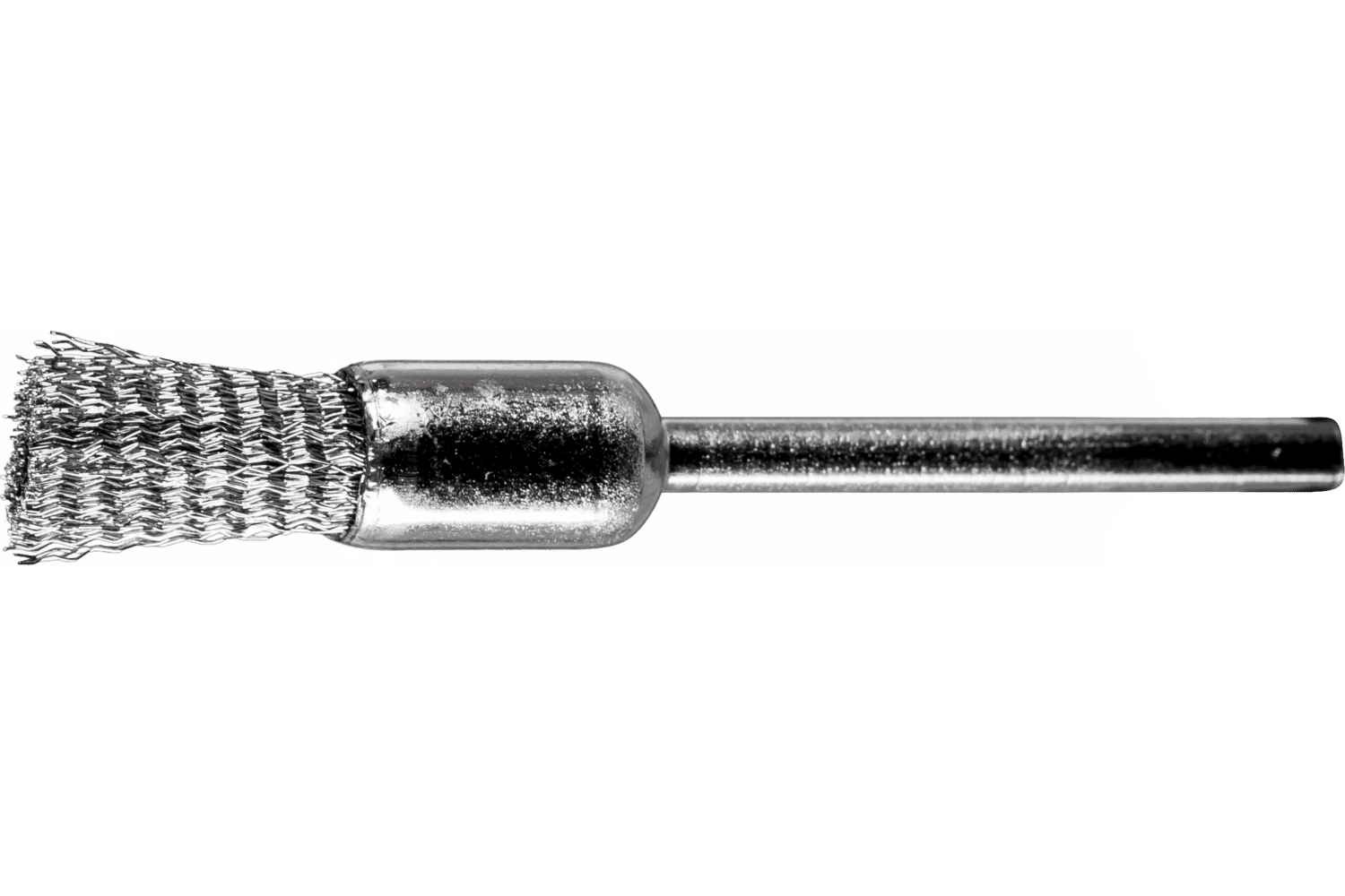 Miniature End Brush, 5/16 Inch / Stainless steel wire (INOX)