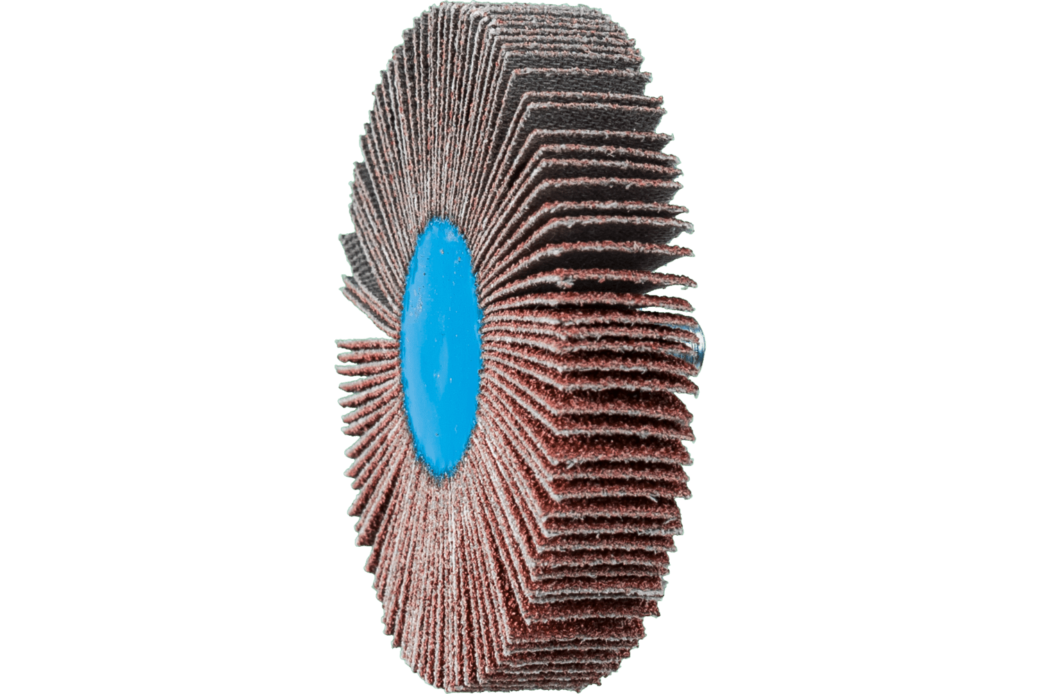 Mounted Flap Wheel, 2 1/2 x 1/2", 60 Grit, 0" shank