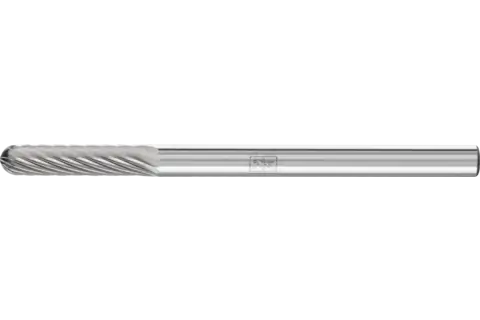 PFERD Carbide Bur SC-42 Cylindrical Radius End Single Cut 1/8" x 1/2" x 1/8" Shank