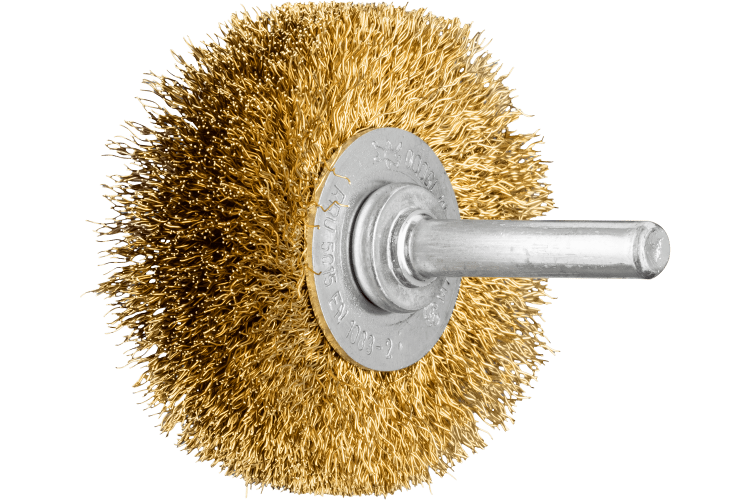 Crimped Mounted Wheel Brush