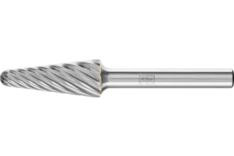 PFERD Carbide Bur SL-4 14° Taper INOX Cut 1/2" x 1-1/8" x 1/4" Shank