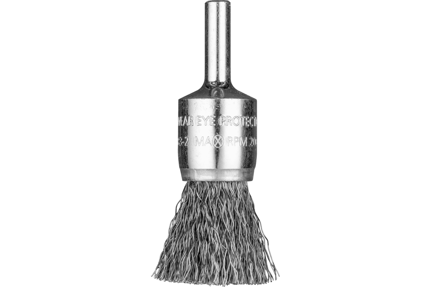 Crimped Wire End Brush PSF, 3/4 Inch / Steel wire (ST)